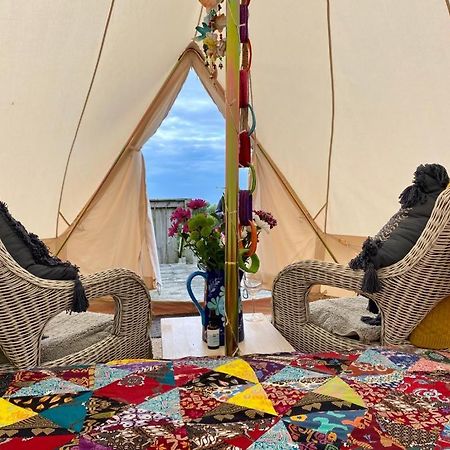 Coastal Stay Bell Tent Porthgain Extérieur photo