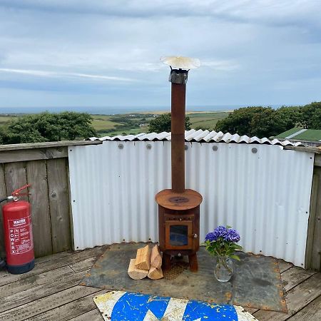 Coastal Stay Bell Tent Porthgain Extérieur photo