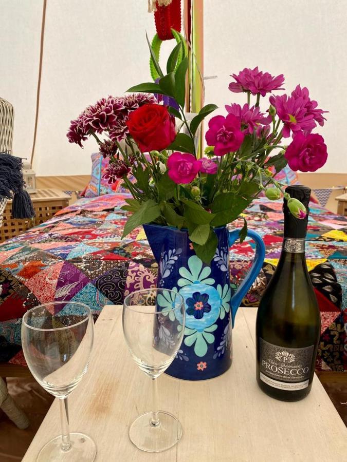 Coastal Stay Bell Tent Porthgain Extérieur photo