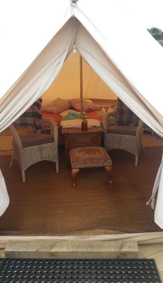 Coastal Stay Bell Tent Porthgain Extérieur photo